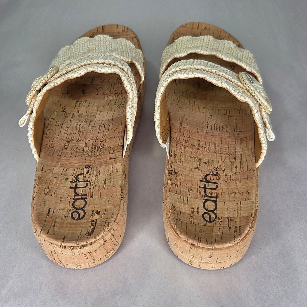 NWT Earth Origins Women's Subtle 2 Sandal in Ivory/Natural - Picture 4 of 7